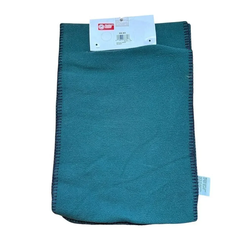Vintage‎ Red Oak Oregon Collegiate Green Scarf Unisex Neck Warmer by Red Oak